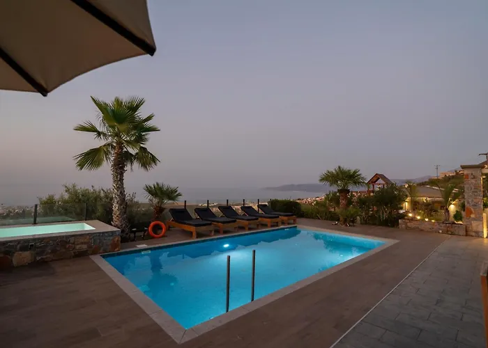 Villa Constandinos - Private Pool - Sleeps 8 Chersonissos